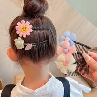 ly faye korean cartoon flower bow broken hair back of the head hair clips for hair accessories clip pins girls new headwear