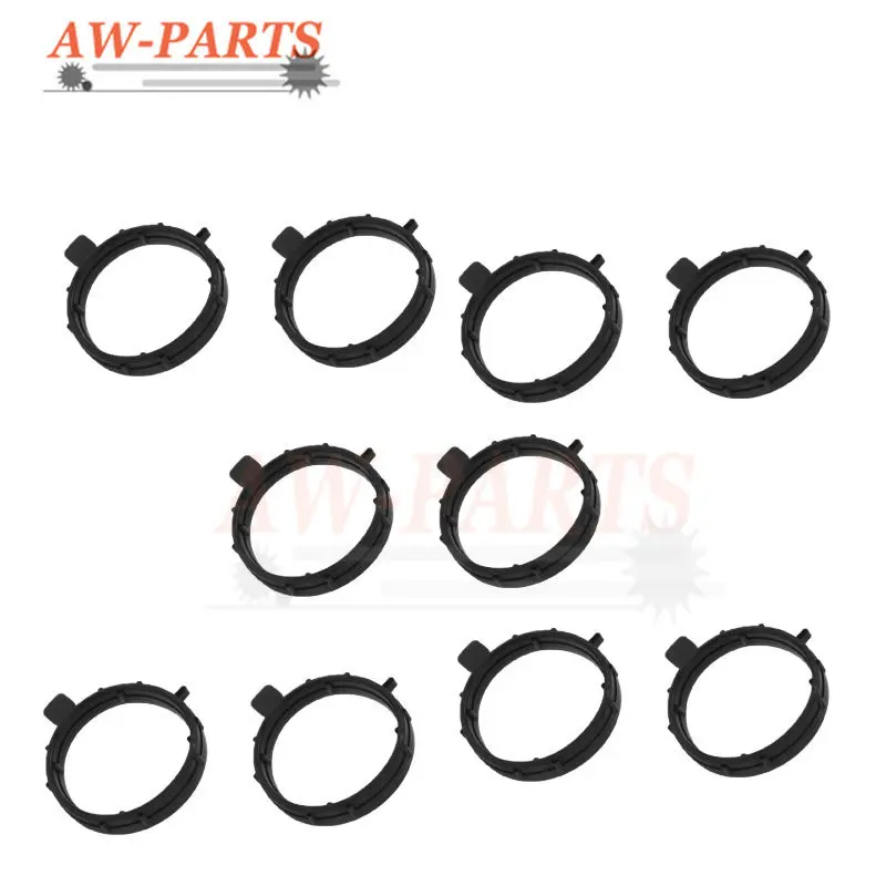 

94810593702 крышка клапана Свеча зажигания прокладка резиновая черная для Cayenne Panamera Свеча зажигания резиновое кольцо