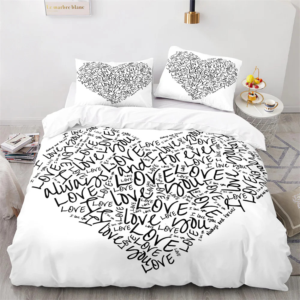 

Комплект постельного белья из 2/3 предметов с пододеяльником «King Queen» и «Angel Cupid»