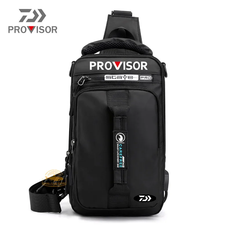 

New 2022 DIAWA Fishing Bag Outdoor Sports Cycling Waterproof Backpack Men's Casual Chest Bag Travel Fishing Equipment Backpack