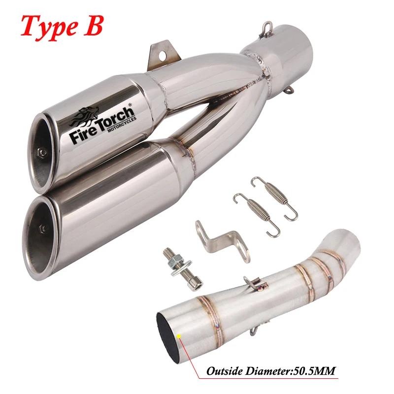 Выхлопной глушитель для мотоцикла Benelli 502c TRK502C модифицированный съемный