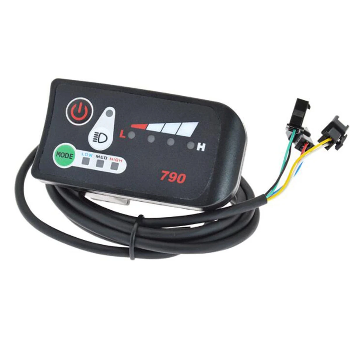 

Интеллектуальный светодиодный дисплей 790 для электрического велосипеда, цифровой компьютерный экран, спидометр для электрического велоси...