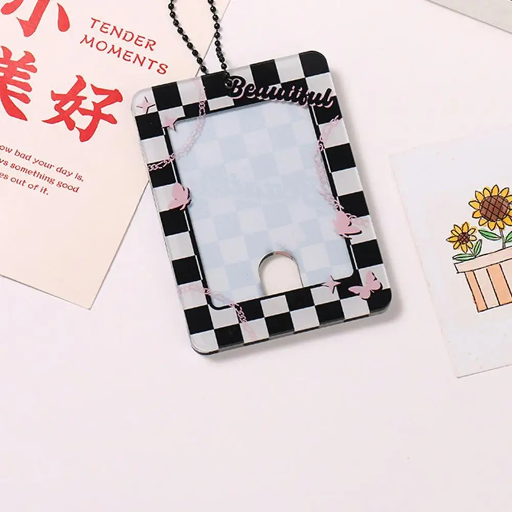 

Lovely Excellent Visual Design Card Case Bright-colored Card Case Protective for Household
