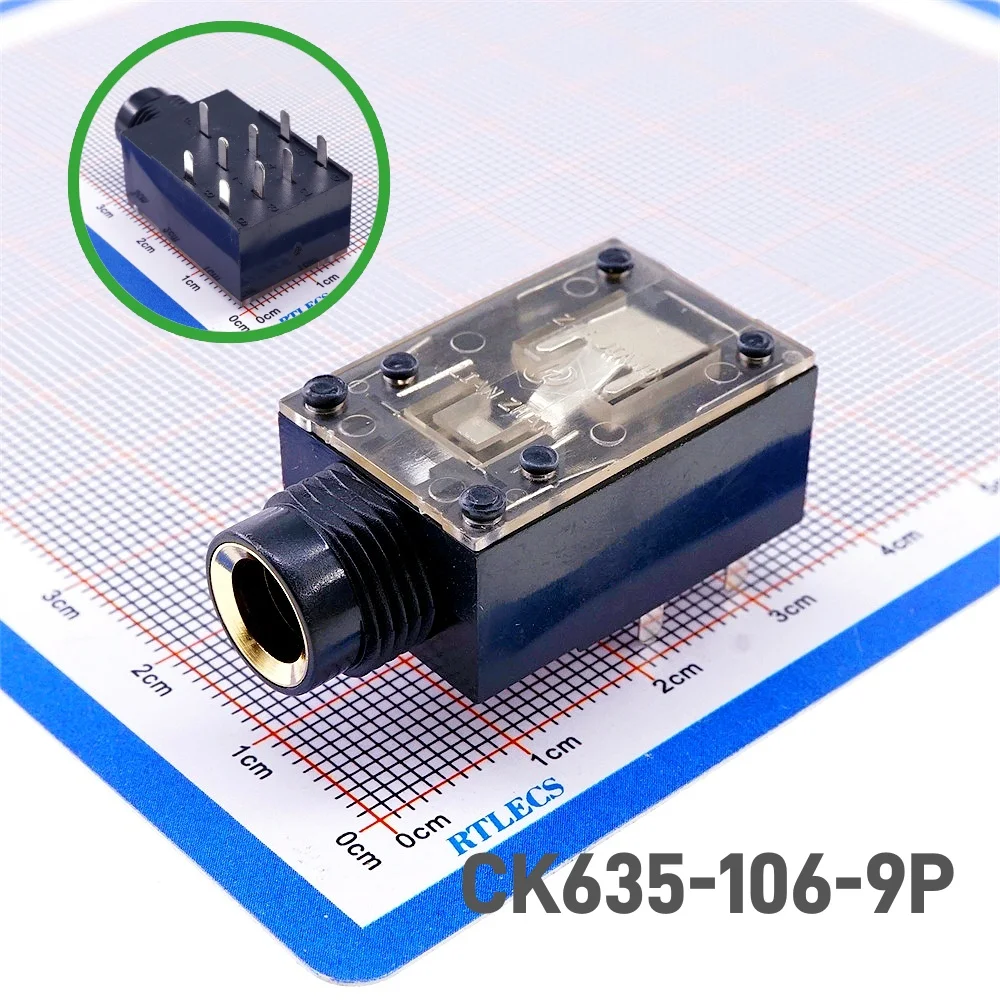 

RTLECS CK635 разъем для наушников 6,35 мм