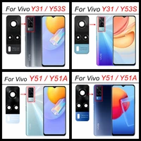 original rear back camera glass lens for vivo y31 y51 y51a y53s camera glass cover replacement repair spare partsadhesive tape