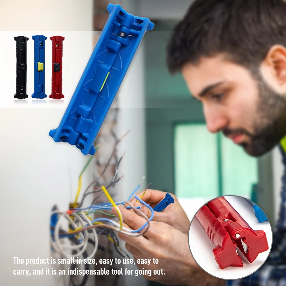 

Multi-function Electric Wire Stripper Pen Rotary Coaxial Wire Cable Cutter Stripping Machine Pliers Tool for Cable Puller Tool #