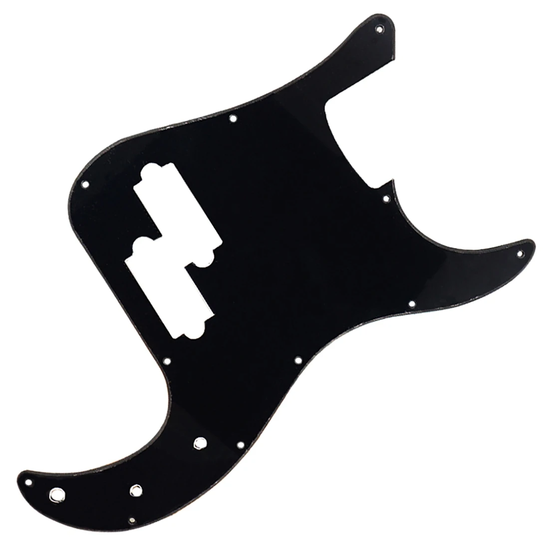 

Single Layer Black 11 Hole Bass Pickguard Scratch Plate Pick Guard for 4 String American/Mexican Standard Accessories