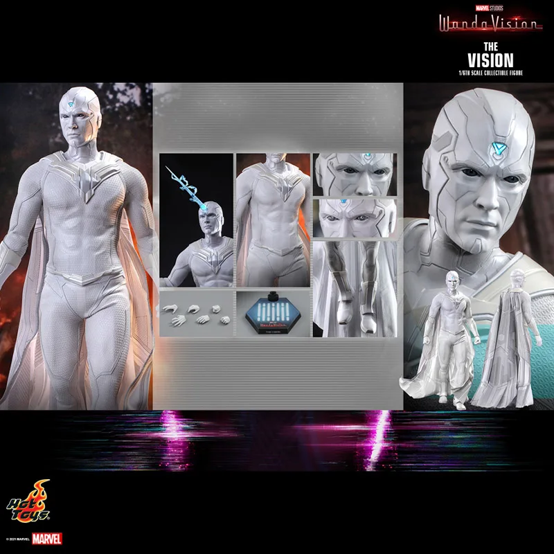 

Original Hottoys Wandavision The Vision 1/6Th Scale Tms054 Collectible Action Figure Boy Toy Birthday Gift