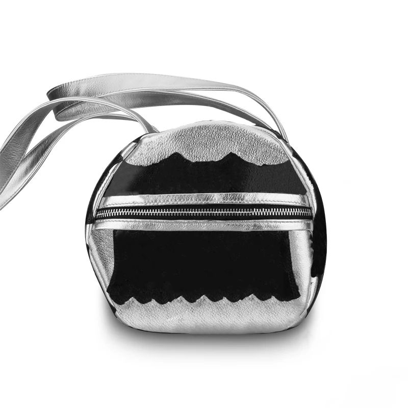 

NIGO Silver Bucket Travel Handbag Bag Bags #nigo5798