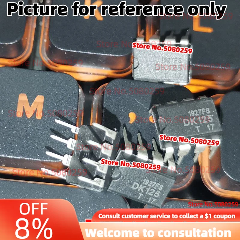 100/50/20 шт. Новый Переключатель питания DK106 DK112 DK124 DK125 DK1203 DIP8 IC