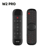 w2 pro air mouse voice remote control microphone 2 4g wireless mini keyboard gyroscope for smart android tv box mini pc