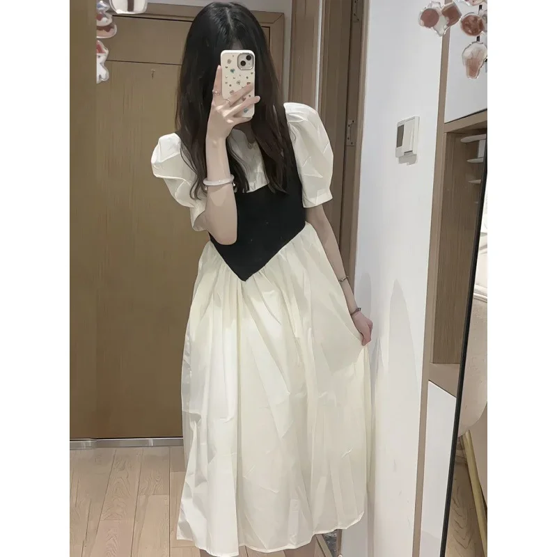 Белое платье во французском стиле женское лето 2023 новый дизайн чувственный ниха