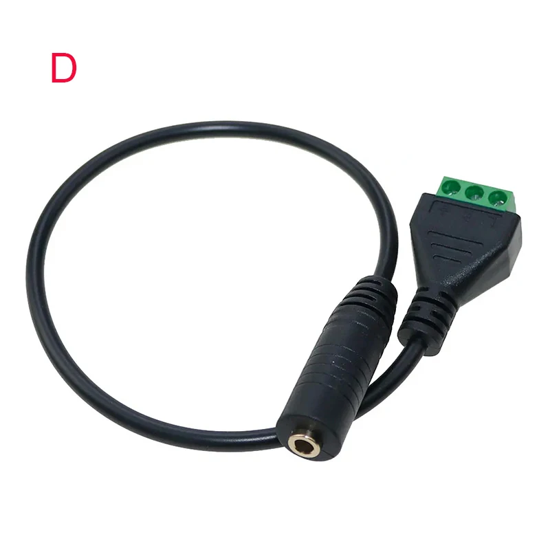 Фото USB-мама Mini USB Type-C RCA «папа-мама» винтовая клемма стереоразъем разъем-адаптер кабель 3,5 мм 6,5 мм пост №4