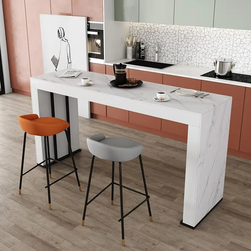 Светильник шный легкий шиферный барный стол открытый кухонный остров обеденный