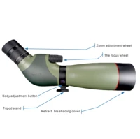 new arriva 20 60x82 good quality optical lens high power high clear bird watching hunting taking photos spotting scope