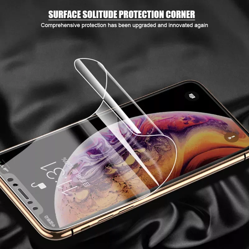 

4PCS Hydrogel Film for iphone 13 12 11 Pro max mini screen protector on iphone 13 12 11 XS max 8 7 6 6s plus X XR SE 2020 film