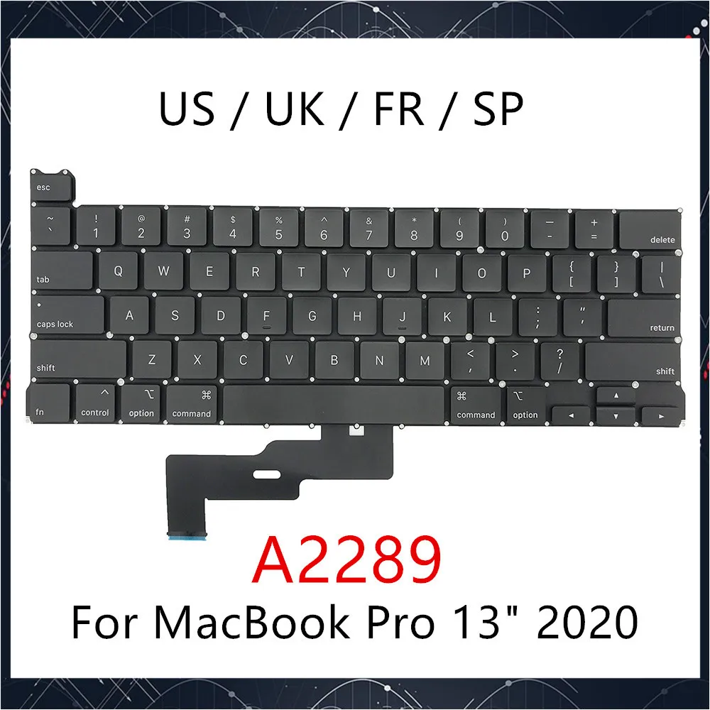 

Клавиатура с подсветкой для Apple MacBook Pro Retina, 13 дюймов, A2289
