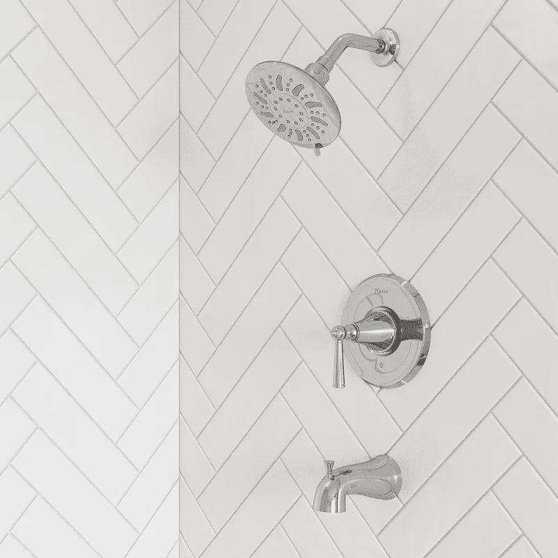 

Saxton 1-Handle Tub/Shower Trim in Polished Chrome