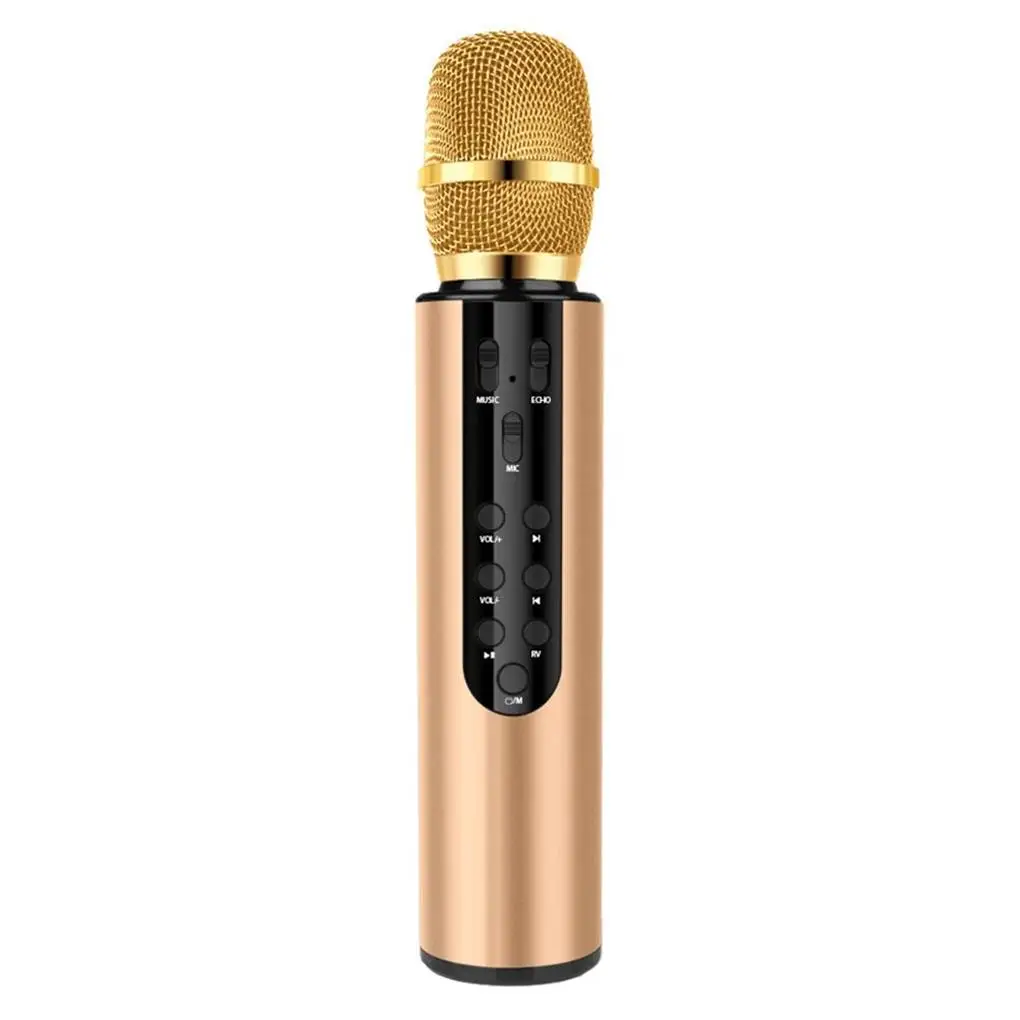 

Mini Microphone Sing Speaker Compact Size Exquisite Multifunctional Stable Connection Performance Wireless Mic Karaoke Device