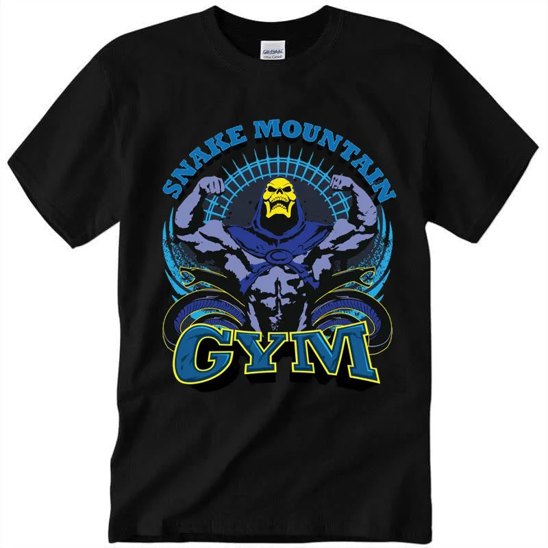 

Masters Of The Universe Skeletor Eternia Gym 1983 Mens T Shirt He Man Weights