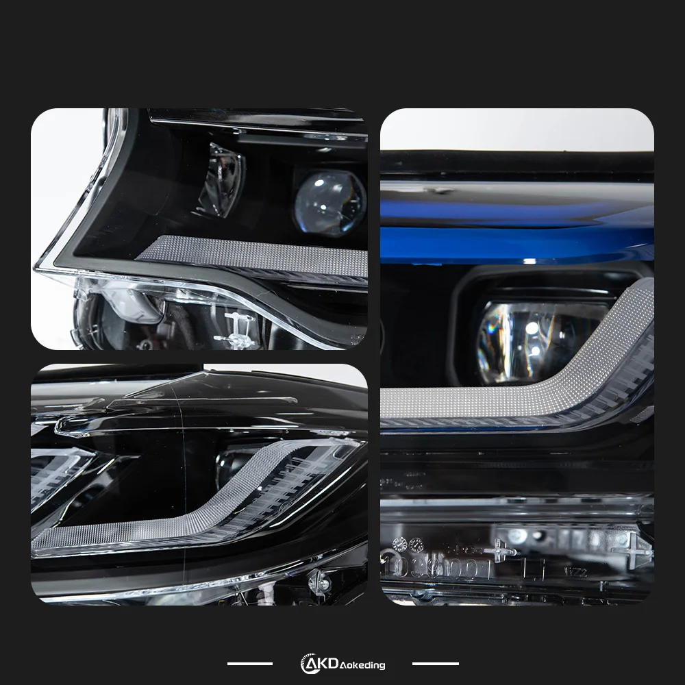 Фото Фары для BMW G30 525i 530i G38 LED 5 серии 2018-2020, автомобильные фары, стайлинг, DRL, сигнальные линзы, проектор, автоаксессуары №5