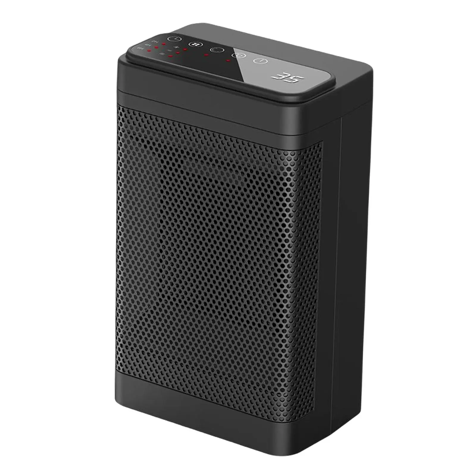 

Electric Portable Heater Fan Overheat Protector Timing 12H Mini Heater Adjustable Thermostat Space Heater for Hotel