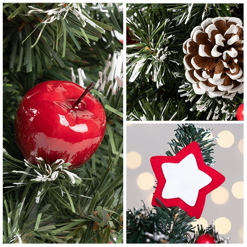 Рождественские украшения настольные елочные атмосферный реквизит фотоночные