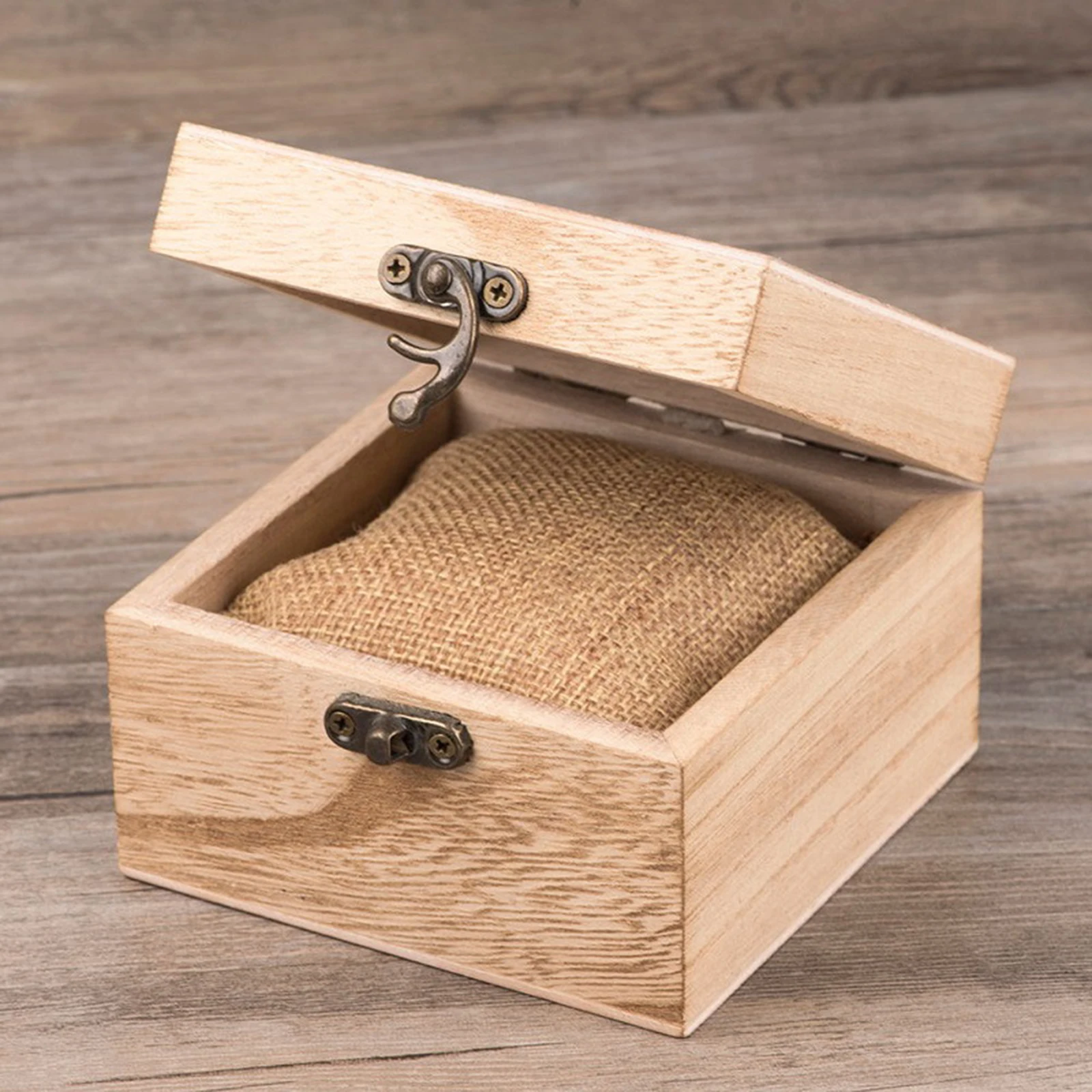 Nature Wooden Storage Watch Boxes Boho Organizers Watch Case Travel Ring Necklace Ring Jewellery Case