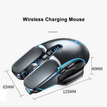 Xiaomi 2.4G Wireless Gaming Mouse Rechargeable Silent USB Ergonomic Computer 2400 DPI For PC Gamer Tablet Macbook Laptop Office 5
