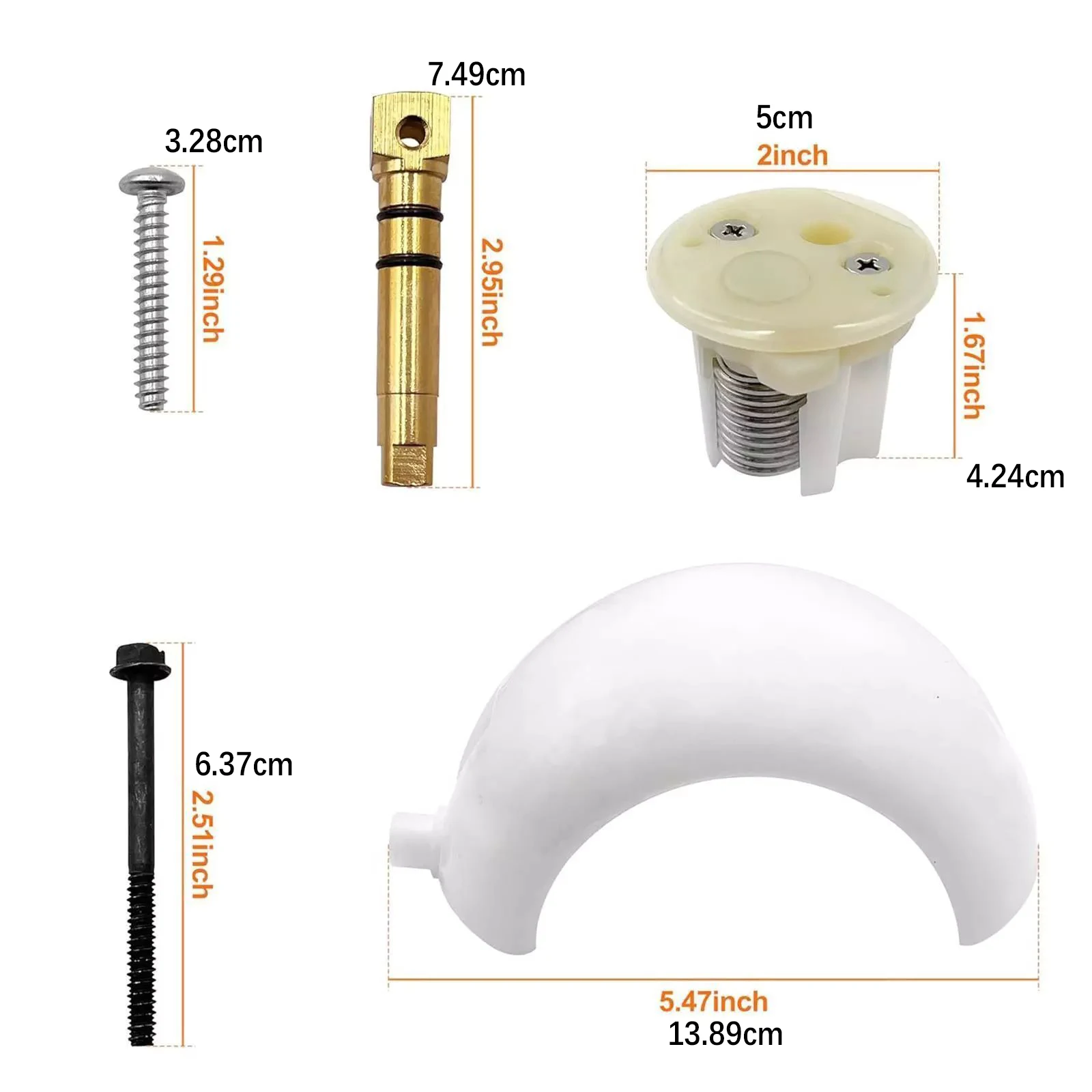 Фото 385318162 Комплект шарика и штока для вакуумного смывного механизма Dometic Sealand VacuFlush для туалетов, аксессуар для автодомов, замена с пружинным картриджем №2