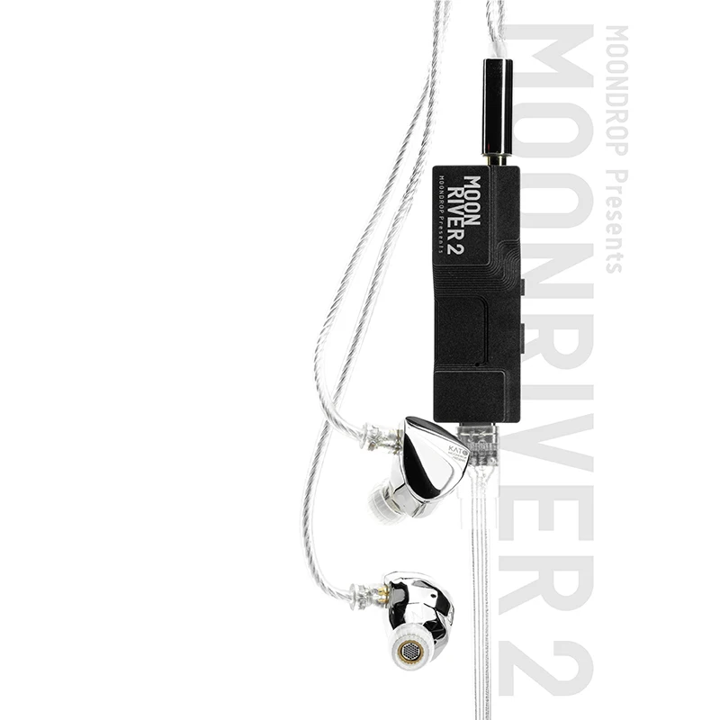 Портативный USB DAC &amp AMP 3 5 мм/4 4 мм декодер для наушников MoonDrop MOONRIVER 2 - купить по