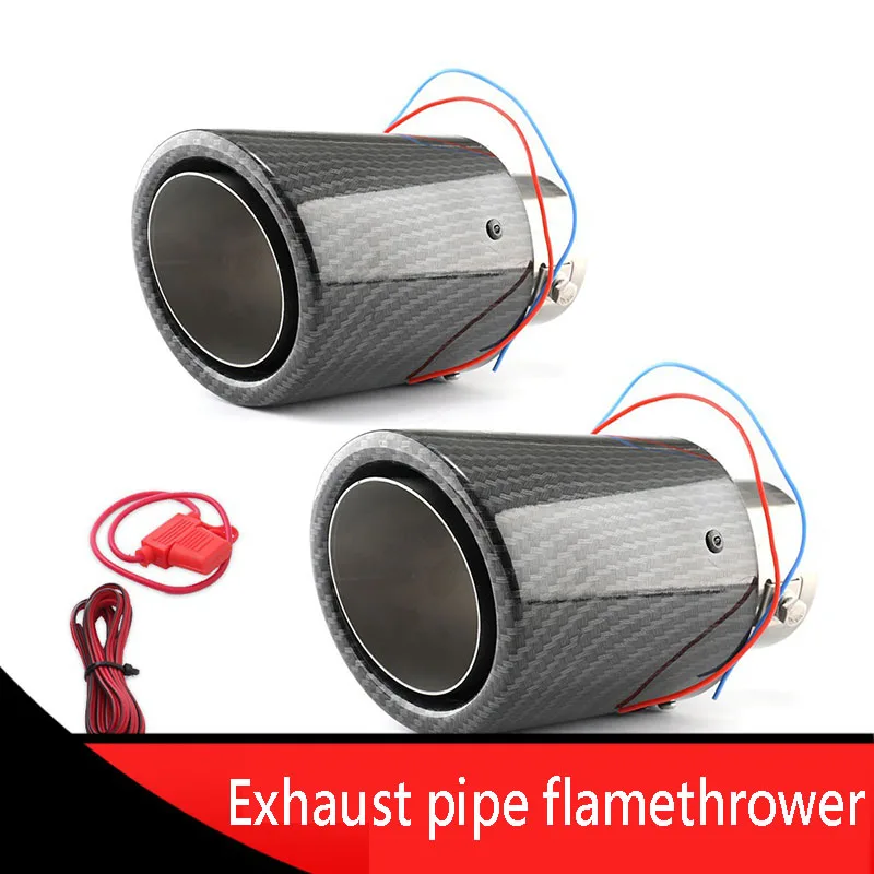 

Автомобильный модифицированный светящийся хвост из углеродного волокна с высокой температурой, светодиодные лампы, Модифицированная выхл...