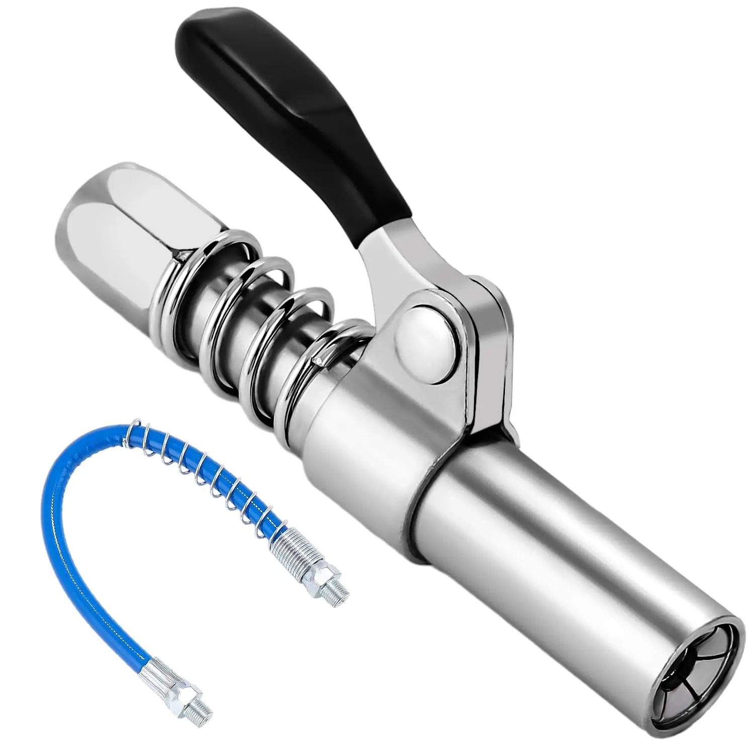 

Шприц Для Смазки 10000 Фунтов На Кв. Дюйм, Быстросъемный, Из Нержавеющей Стали, Для Ремонта Автомобилей