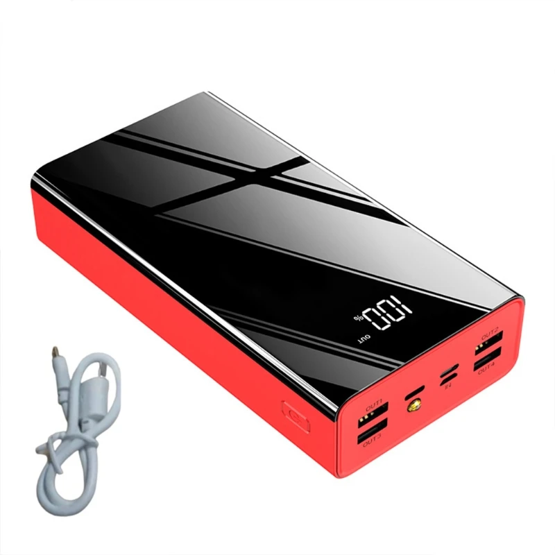 

40000mAh Poverbank For Micro/Light-ning/Type-C Smartphone with LED Display