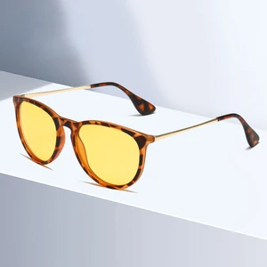 Versatile Simple Midin Sunglasses Retro Night Vision 1.1 Polarized Couples Cat Eye Glasses Colorful 