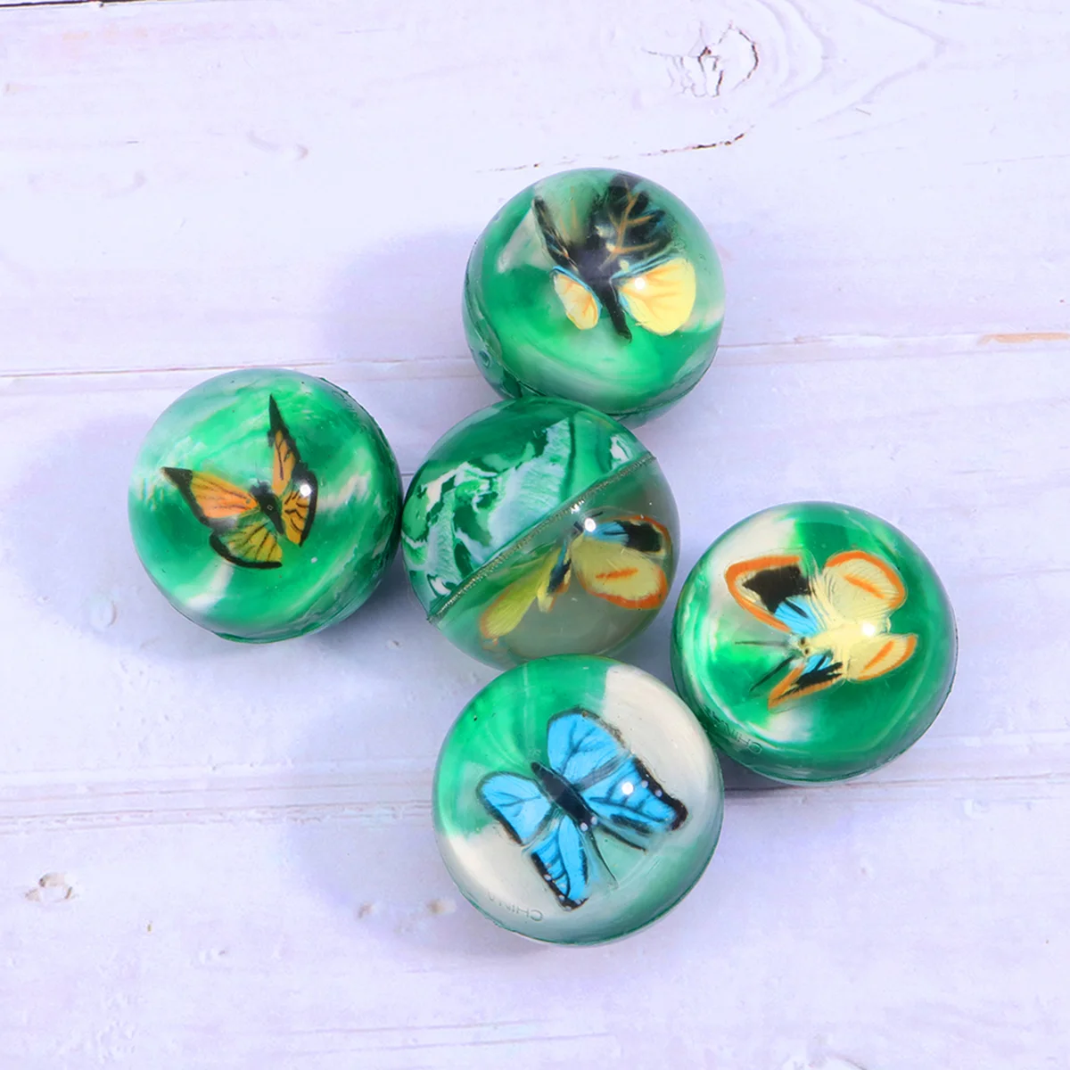 

5 Pcs Puzzle Fidget Toys Jumping Ball Rubber Kids Funny Space Hopper Cognitive Child Learning Bouncy For children