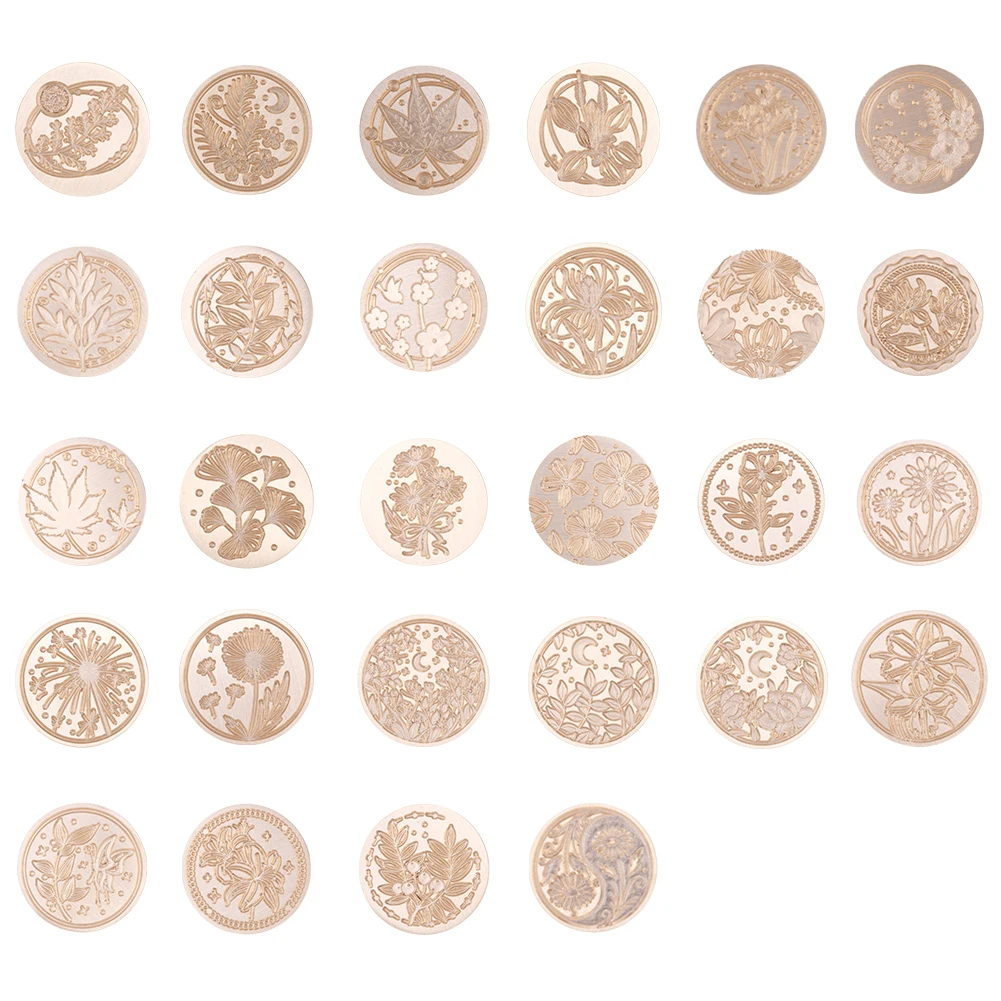 

Retro Wax Seal Stamp Replace Copper Head Wood Sealing Wax Kit Envelope Craft for Wedding Parties Invitations Presents