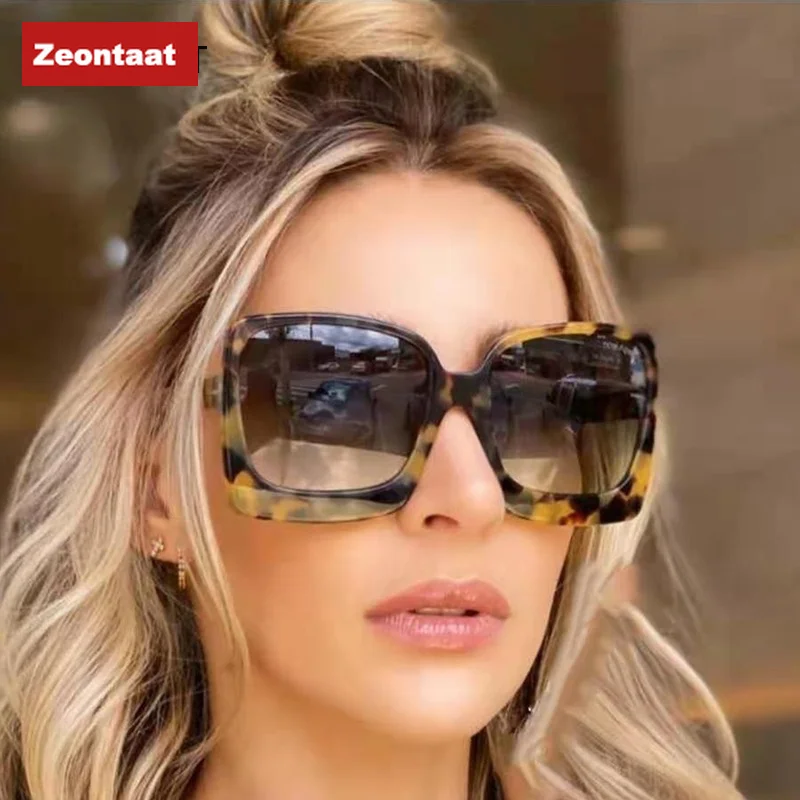 

Очки солнцезащитные женские в пластиковой оправе с градиентными линзами и защитой UV400