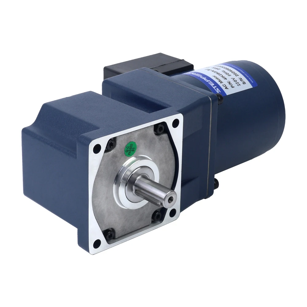 Индукционный двигатель переменного тока STEPPERONLINE 25 Вт прямой угол вал