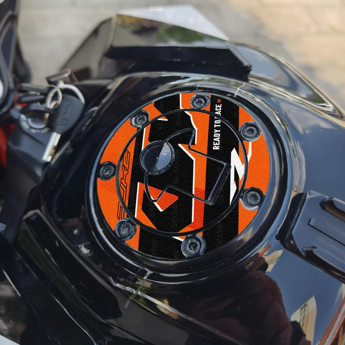 1 шт. матовая текстурированная наклейка на топливный бак мотоцикла защитная