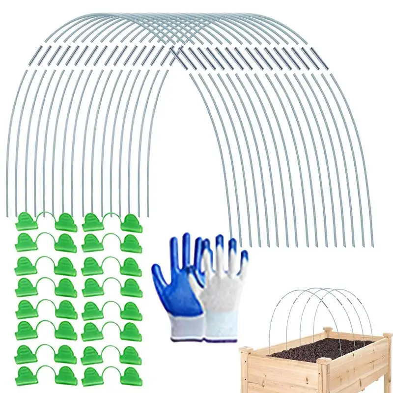 

Садовый обруч для саженцев, арка для саженцев, кронштейн для теплицы, искусственное стекло, прочная защита от мороза для патио, овощной сад