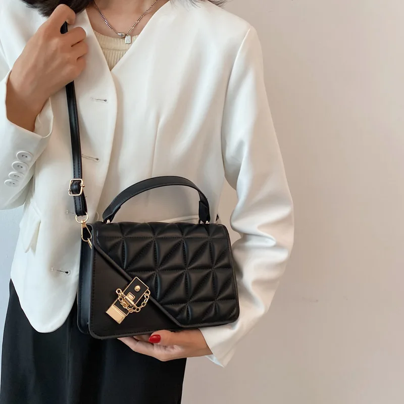 Luxury Plaid Handbags Designer Women Shoulder Bag Fashion Flap Lock Crossbody Bags For Women Cross Body Messenger Bags