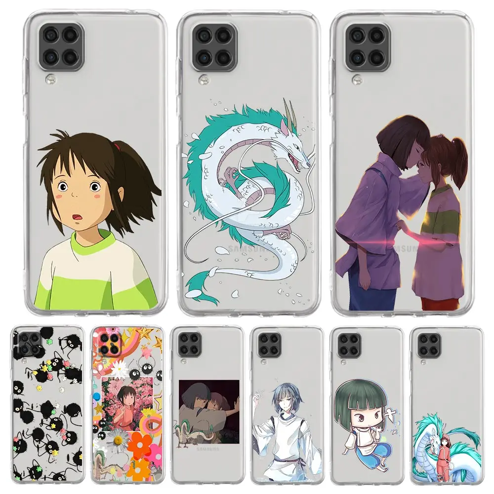 chihiro Spirited Away Anime Phone Case For Samsung Galaxy A51 A71 A21S A12 A11 A31 A41 A52S A32 A01 A03S A13 A22 5G Clear Cover