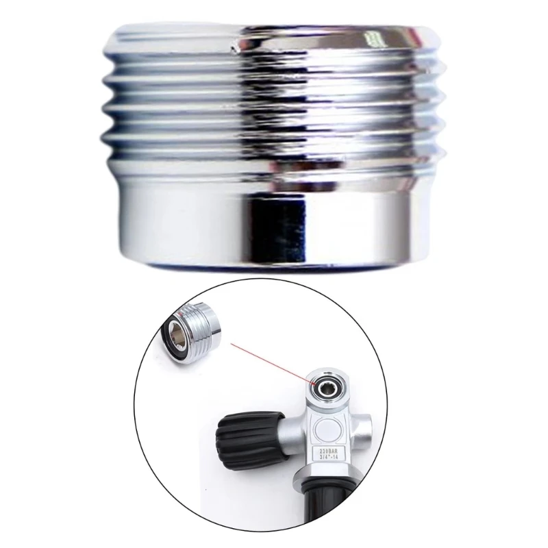 Din to Yokes Вставные баки Клапаны Адаптер Акваланги Кольца для дайвинга Зажимы