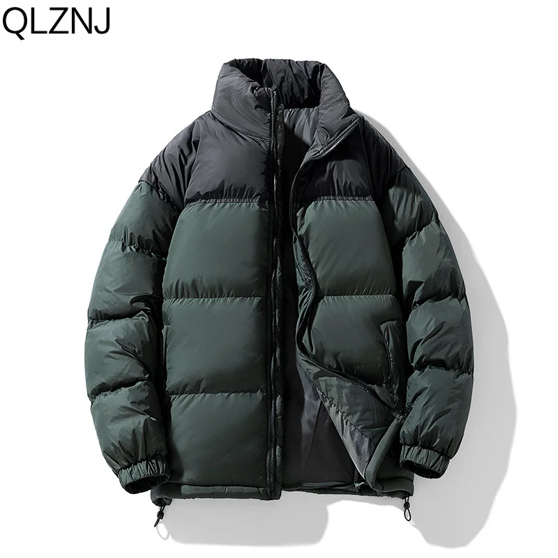 Cotton Padded Jacket Men 2023 Autumn Winter New Thick Warm Stand Collar Unisex Parkas Streetwear Oversize Casual Puffer Coat 4XL