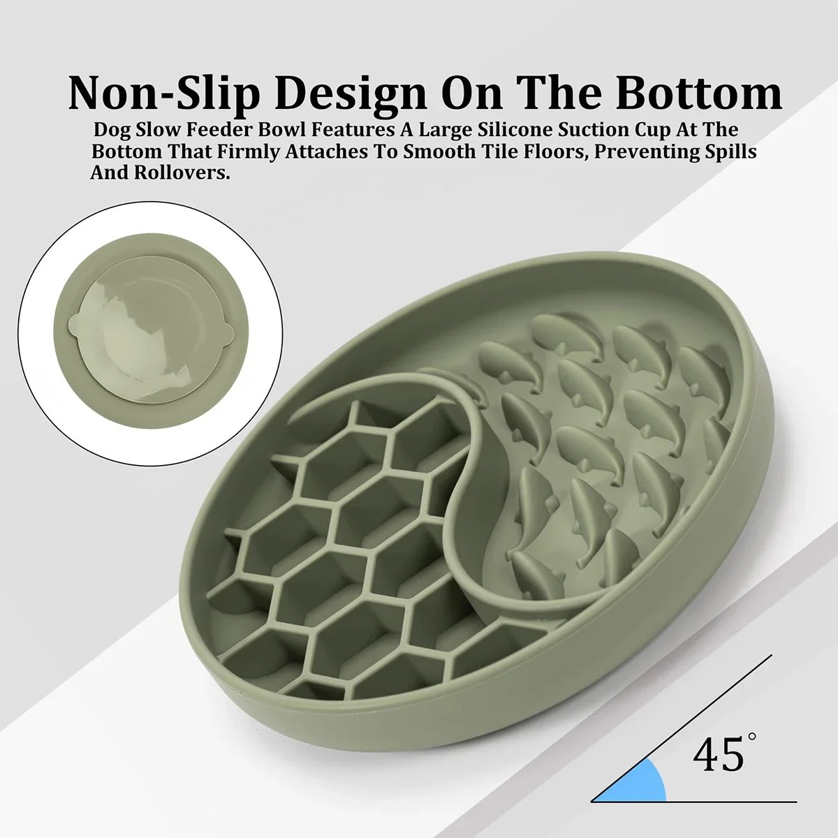 Нетоксичная Круглая Сотовая Миска Для Собак Экологически Чистая Силиконовая