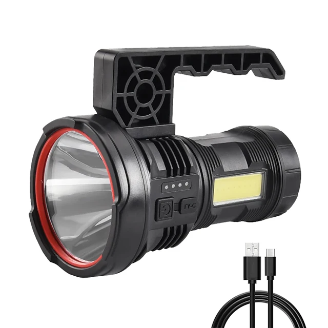 

Портативный COB LED фонарь с зарядкой Type-C