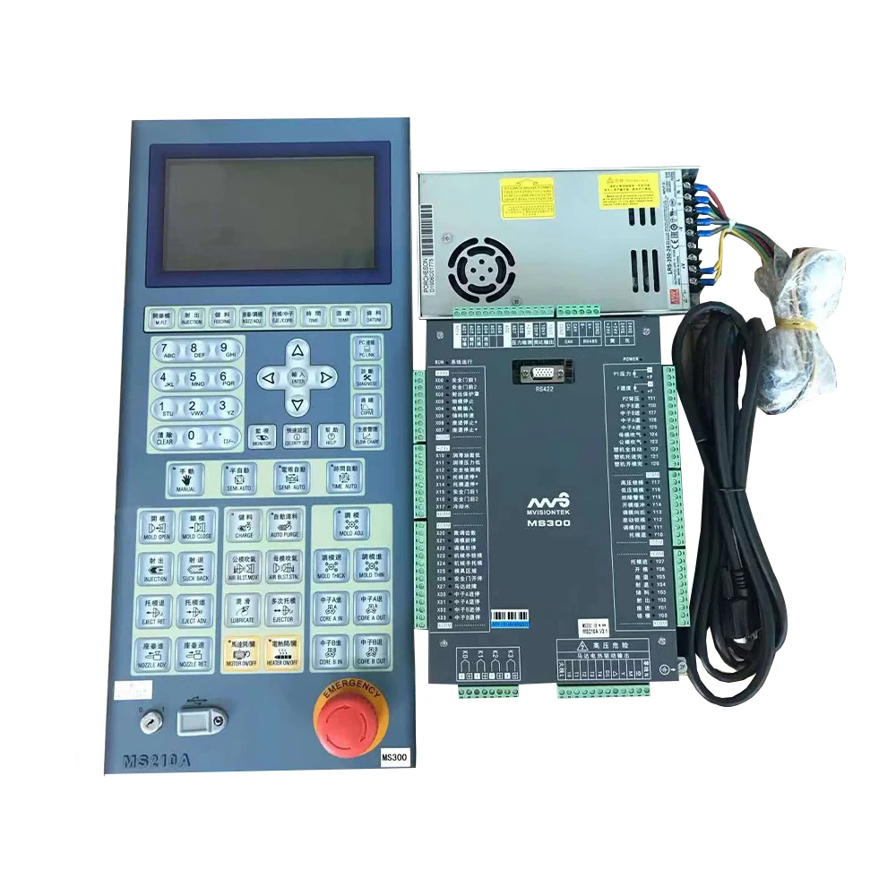 

PORCHESON MS210A controller with MS300 operation panel for injection molding machine PLC Industrial Controller