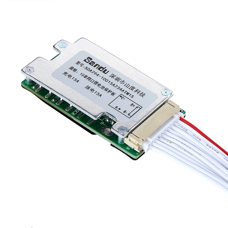 

SDA294 10S 37V 15A Li-ion Lithium Battery Protection Board BMS Board for Eletric Bicycle Bike Ebike Battery Battery Protection