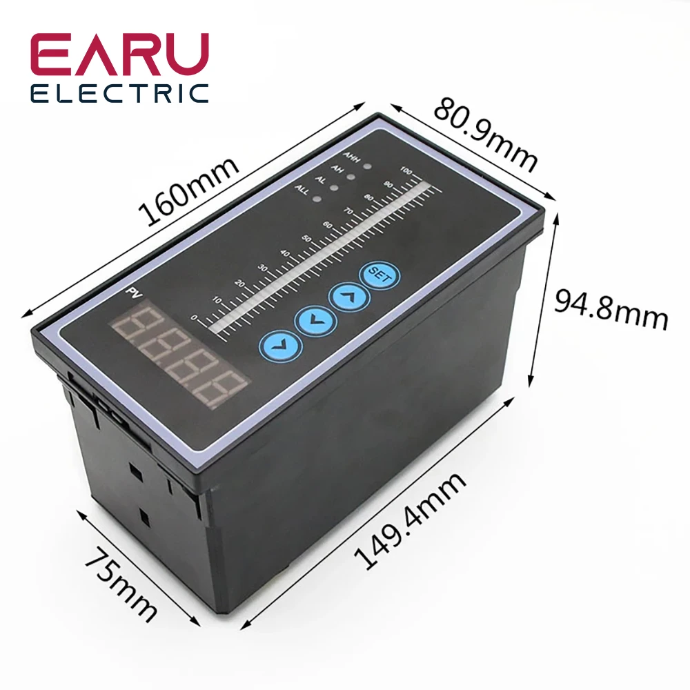 Встраиваемый датчик уровня жидкости воды передатчик с зондом контроллер